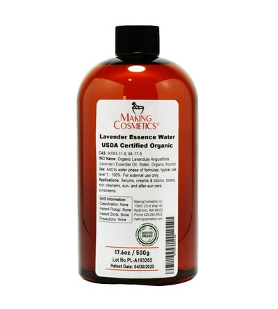 Lavender Essence Water, USDA Certified Organic